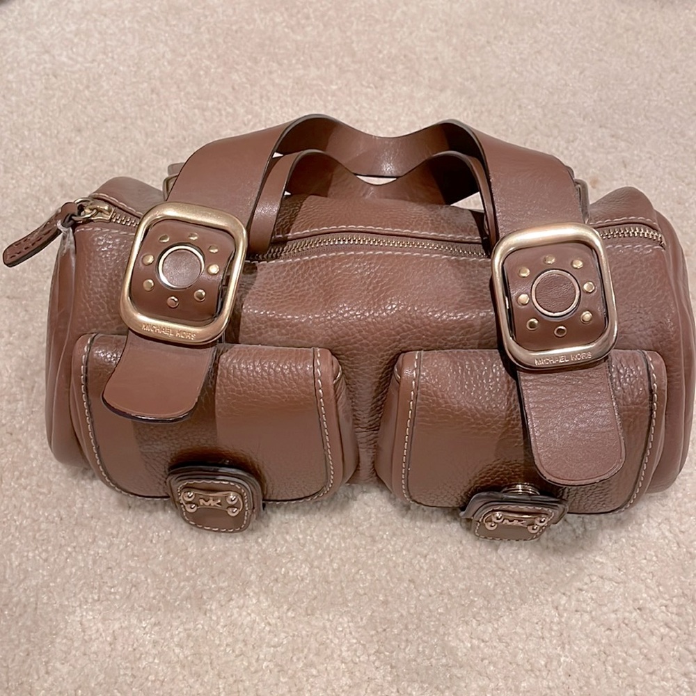 Michael Michael Kors Saratoga LG Satchel Genuine Leather